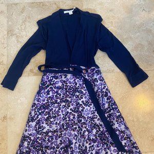 Diane Von Furstenberg Customized Maternity Wrap Dress - size 4